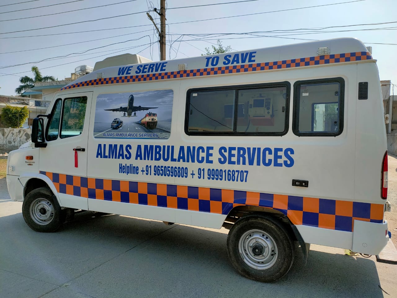 road ambulance services in delhi ncr - almas ambulance