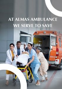 ALmas ambulance services in Patel Nagar