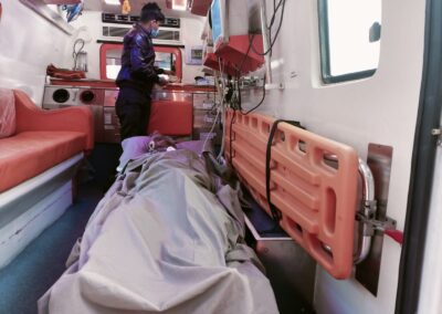 ambulance for violent patients