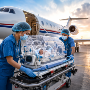 International Neonatal Air Ambulance Services for Newborn & NICU Transfers