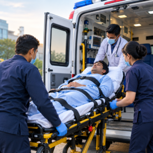 Psychiatric Road Ambulance Services in Lucknow