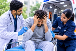 Psychiatric Emergency Patient Transfer in Delhi NCR
